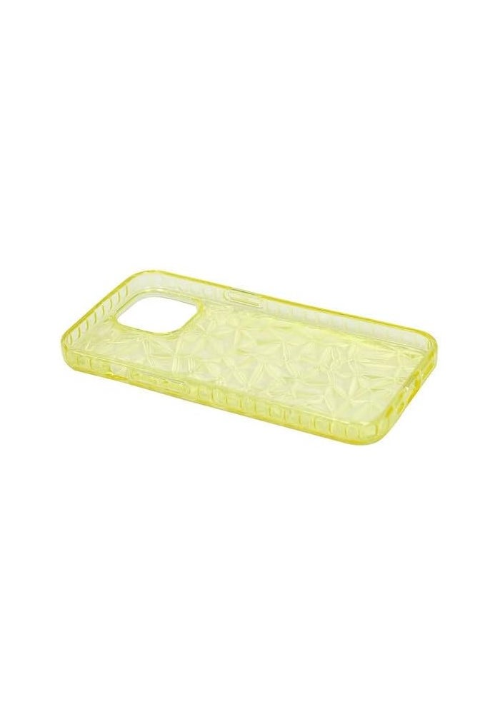 DAISO Crystal Cut Smartphone Case for iPhone 14 - Yellow - Image 3